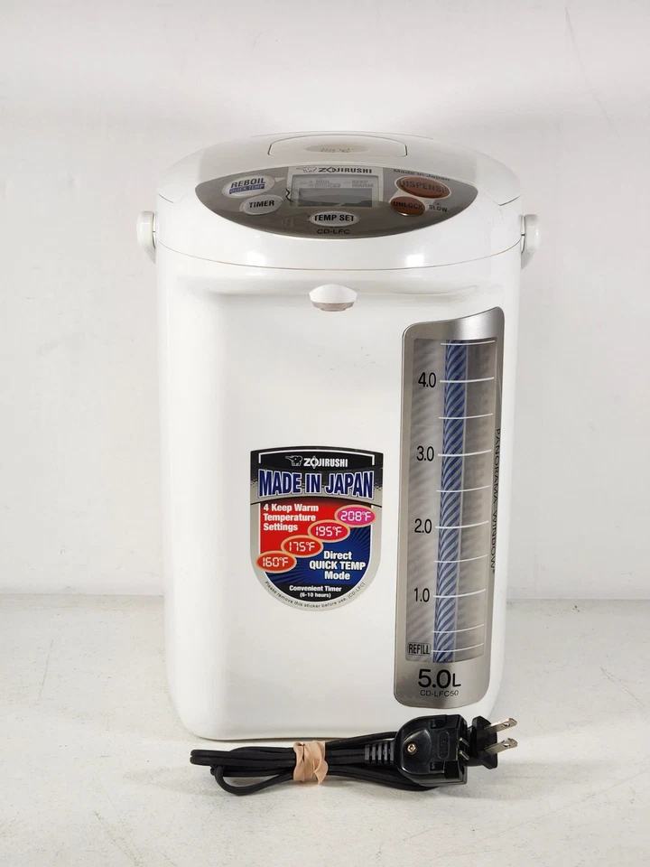 Zojirushi CD-LFC50 Panorama Window Micom Water Boiler and Warmer, 5.0 L - USED - Image 1 of 4
