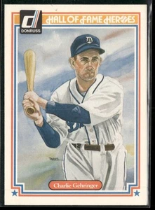 1983 Donruss Hall of Fame Heroes Charlie Gehringer #28 Detroit Tigers - Picture 1 of 2