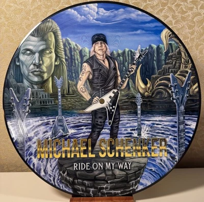 Ride on My Way by Michael Schenker (Picture Vinyl) - OPEN Minor Sleeve Damage Foto 1 de 3