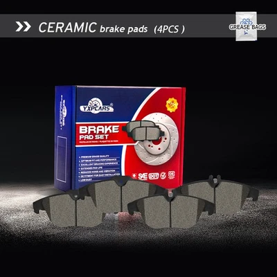 Rear Ceramic Disc Brake Pads For Mercedes-Benz C250 C300 E350 E400 E550 GLK350 - Image 1 of 4