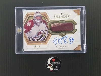 Patrick Roy/36 The Cup Splendor Auto Relics 2019-20 #SP-PR Colorado Avalanche  Foto 1 de 2