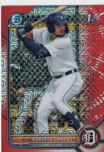 Roberto Campos - /25 Naranja - Bowman Mega 2022 - Imagen 1 de 2