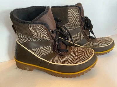 Sorel Tivoli II Mujer Marrón Botas Espiga Nieve Invierno Botas Talla 9.5 Foto 1 de 4