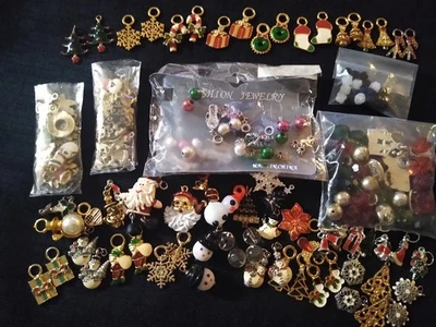Enamel Jewelry Making Supplies Christmas Holiday Diy Lot Mix Sets Charm (Lot 108 - Image 1 of 4