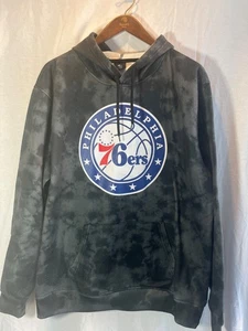 Philadelphia 76ers Pull Over Hoodie Gray Size XL NBA Apparel - Picture 1 of 4
