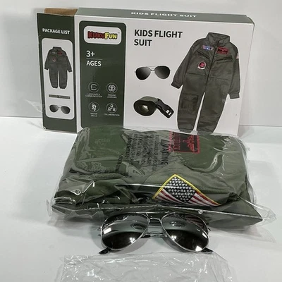 Disfraz de Piloto de la Fuerza Aérea Niños Disfraz de Vuelo Traje Edades 3+ Lindo Buen Material Nuevo Foto 1 de 4