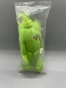 Vintage 2000 Dr. Seuss Grinch 6 Zoll Schlüsselanhänger Taschenclip Anhänger Plüsch Universal Studios - Bild 1 von 6