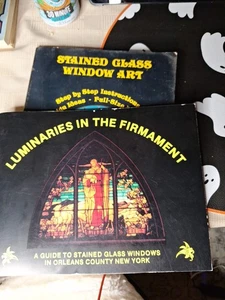 Vintage Stained Glass Window Art Books - Picture 1 of 10