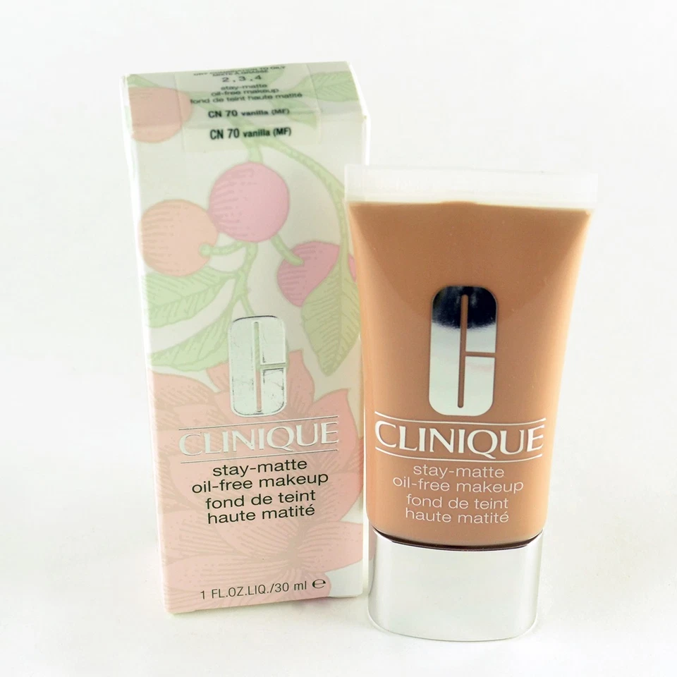 Clinique Stay-Matte Oil-Free Makeup CN 70 VANILLA (MF) - Size 30mL / 1 Oz. New - Image 1 of 1