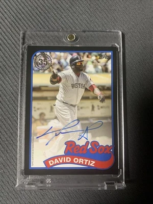 Serie Actualización Topps 2024 1989 Topps Béisbol David Ortiz Automático 97/99 #89BA-DO Foto 1 de 2