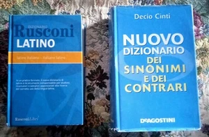Lotto 2 Vocabolari NUOVO DIZIONARIO DEI SINONIMI E DEI CONTRARI + LATINO RUSCONI - Foto 1 di 5