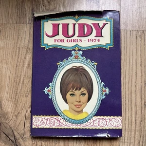 JUDY FOR GIRLS ANNUAL 1974 · VINTAGE BOOK in Scarce Dust Jacket see Pictures - Imagen 1 de 6