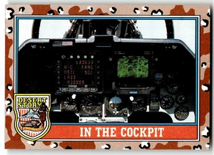 1991 Topps Desert Storm Victory Series 2 #155 In the Cockpit - Picture 1 of 4