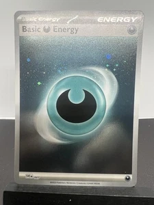 Pokemon 151 Basic Dark Energy 007 HD Holo Variant 2 swirls cosmo - Picture 1 of 7