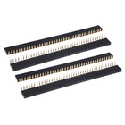 10pz 2mm passo 40P filo singola curva Pin connettore striscia testata per PCB