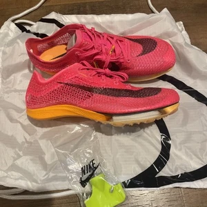 Nike Track Spike Air Zoom Victory Hyper Pink Track Shoes Men’s 6.5 Womens 8 - Picture 1 of 6