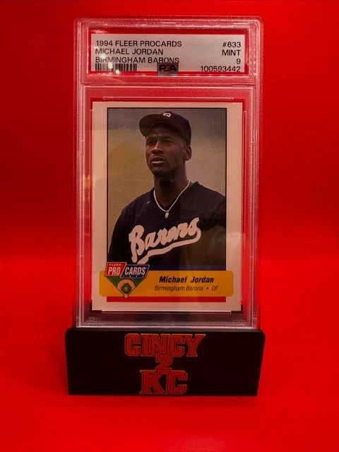 1994 Fleer Procards Michael Jordan Birmingham Barons #633 PSA 9 MINT - Image 1 of 1