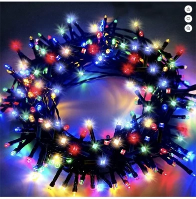 Christmas Lights 108 ft 300 Twinkle Lights Xmas Tree Indoor Outdoor  Multicolor - Image 1 of 4