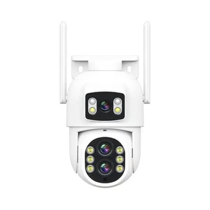 Telecamera PTZ WiFi esterno doppio obiettivo 5 MP 10x zoom visione notturna allarme audio - Foto 1 di 9