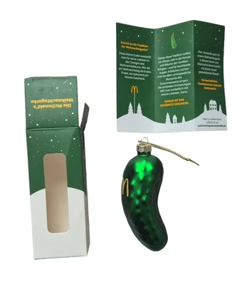 MCDONALD'S Mc Donalds Weihnachtsgurke Kugel 2020 NEU OVP