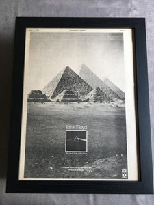 Pink Floyd Dark Side of the Moon Framed Advert / Ad 18" x 14" - Picture 1 of 1