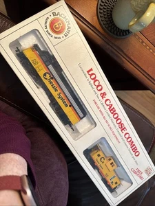 Bachmann HO Scale Chessie System 7071 EMD F9 Locomotive and Caboose NIB - Picture 1 of 4