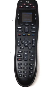 Logi LogiTech Harmony 665 Universal Remote Control Black Tested WORKING D322 - Picture 1 of 4