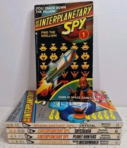 Be An Interplanetary Spy 1, 6, 8, 10, 12, Vintage Paperback Sci Fi, Bundle Lot - Picture 1 of 24