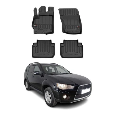 OMAC Premium Floor Mats for Mitsubishi Outlander 2007-2020 Waterproof Heavy Duty - Image 1 of 4