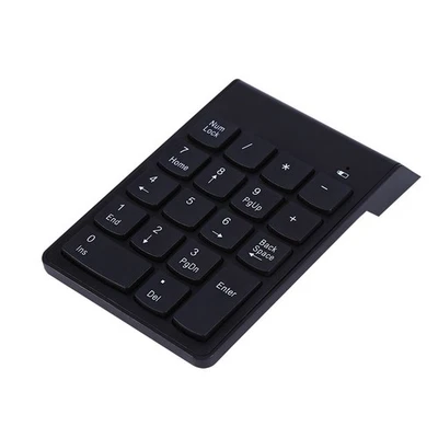 2.4G Wireless Ultra Slim Numeric Keypad 18 Keys With Mini USB Receiver Auto Slee - Bild 1 von 4