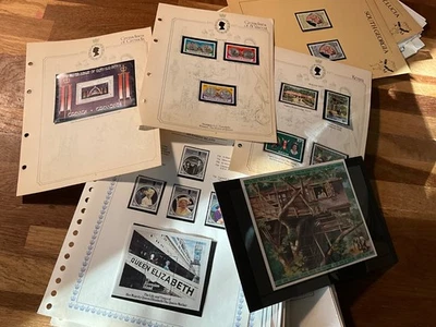 Commonwealth Royal Material Mint MNH 1.2kg large lot 100 leaves - Image 1 of 4