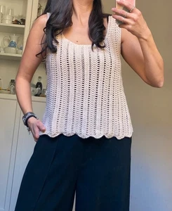 Top in maglia crochet Dolce & Gabbana Vintage - Imagen 1 de 10