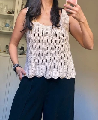 Top in maglia crochet Dolce & Gabbana Vintage - Imagen 1 de 4