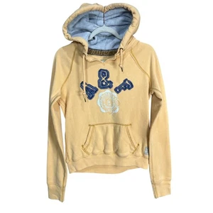 Suéter con Capucha Abercrombie & Fitch Amarillo Raro De Colección Talla Y2K Para Mujer M Años 90 Comodidad - Imagen 1 de 13