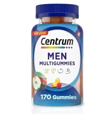 Multivitamínico gomoso Centrum MultiGummies para hombre, 170 gomitas multimineral 26/04 Foto 1 de 3