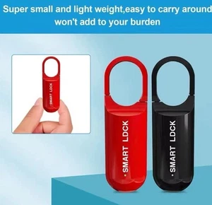 Smart Lock Fingerprint Biometric Keyless School, Gym, Suitcase, Backpack Locks - Picture 1 of 4