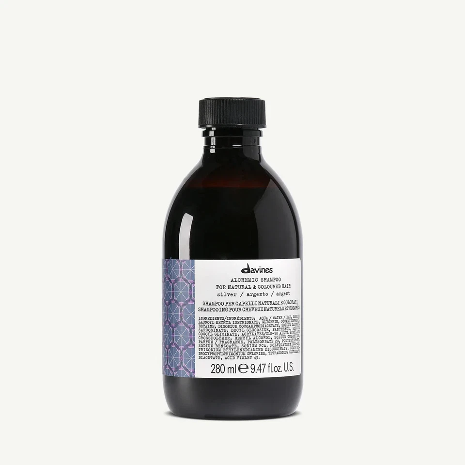 Davines Alchemic Shampoo Silver 280ml  shampoo riflessante anti-giallo - Image 1 of 1
