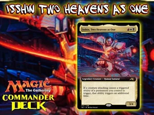 Isshin, Two Heavens as One MTG EDH Commander Deck, Samurai Tribal - Picture 1 of 8