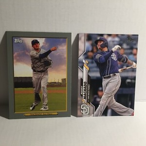 2020 Topps Two San Diego Padres Manny Machado MLB Baseball Cards