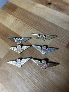Vintage TWA Delta Airlines Junior Kunststoff Pins - Bild 1 von 3
