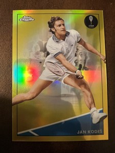 Jan Kodes 2021 Topps Tennis Chrome /50 Gold Refractor