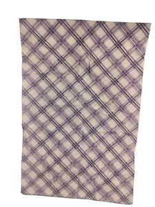 Queen Kissenbezug Lavendel Lila Karo Sears Rehbock 30 x 20 USA 70er Jahre - Bild 1 von 4