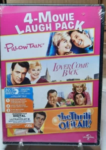 Doris Day 4 Movie Laugh Pack New & Sealed Pillow Talk Lover Come Back - Picture 1 of 6