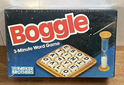 Vintage 1987 Boggle 3 Minute Word Game by Parker Brothers Brand New Sealed - Image 1 of 4