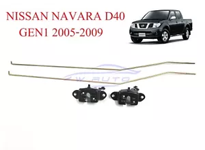 PAIR TAILGATE LOCK LATCH REAR ASSY SET FOR NISSAN FRONTIER NAVARA D40 2005-2009 - Picture 1 of 5