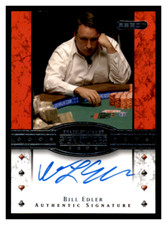 2010 Razor Poker Bill Edler Bracelet Winner Signatures Auto #BH-10 JS #4