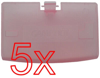 XULLU 5 X Batteriefach Deckel Batterie Klappe Abdeckung Game Boy Advance GBA Rosa