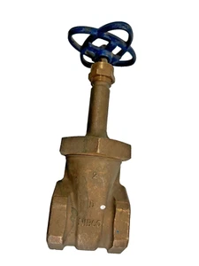 NIBCO Bronze Gate Valve 2" NPT Thread 150 SWP / 300 WOG, Union Bonnet ** USED ** - Picture 1 of 13