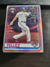 2019 Topps Chrome Refractor Pink Prism X-Fractor Sepia Negative You pick