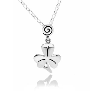 Clover Shamrock Pendant Celtic 925er Silver - New - Picture 1 of 1